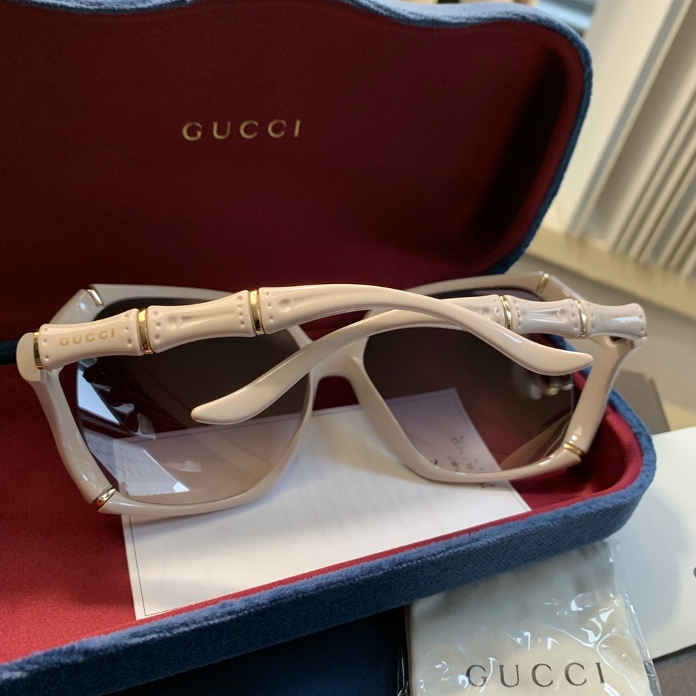 ⛔️SOLD⛔️Authentic GUCCI 58 Oversize Square Acetate - Picture 4 of 8